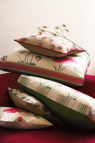 persian-Poppy Honesty-Cushions