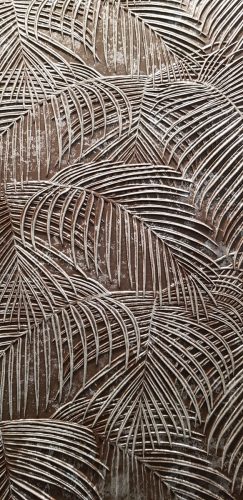 Lincrusta-RD1979FR-Palm-Paint-Effects-Neutral-metallics